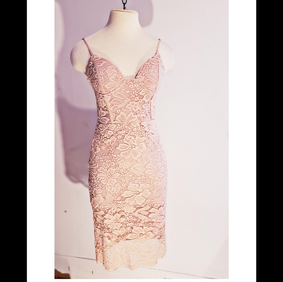 Windsor Dresses & Skirts - Windsor Nude Lace Dress